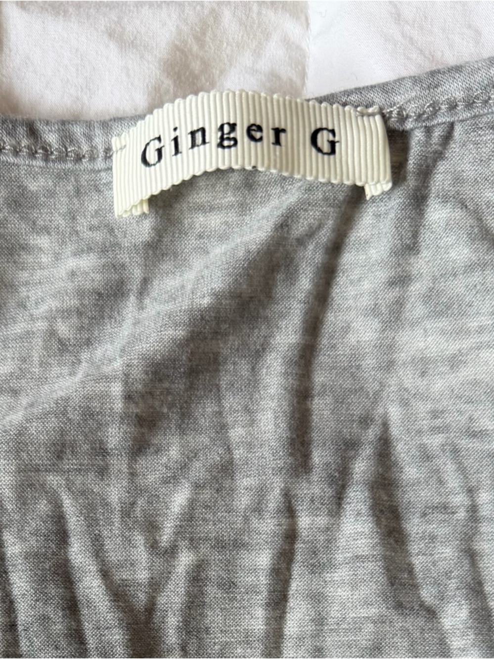 Ginger G Grey Tank with American Flag Bull Graphic - Picture 7 of 7